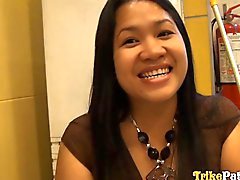 Filipina blowjob and a fuck with her