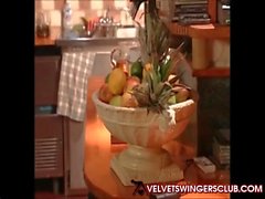 Velvet Swingers Club real orgy with mixeing couples sex