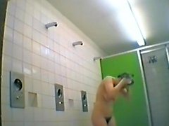 Spying Moms with hairy twats in shower room