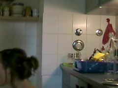 dailymilfsex(dot)com milf doggy in kitchen