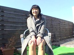 Japanese MILF Strips In The Sun For Sex