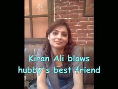 kiran ali blowing hubbys friend
