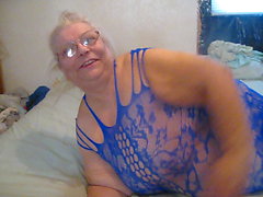 hot blue top sombody sent me