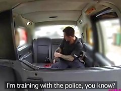 FemaleFakeTaxi Dirty driver gargles coppers cum