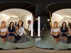 Naughty America - Three hot babes fuck director