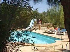 Lydia Morelli - Mom and daughter gangbanged in Pool