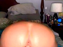 Big boob brunette masturbates on webcam