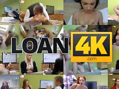 LOAN4K. Woman with round tits wants money