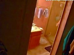 My Mother unware of my hidden bathroom cam