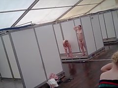 spying many amateurs milfs in a public shower