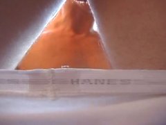 Amateur sex movie with a horny brunette milf and she suck two dicks