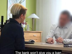 LOAN4K. Adorable woman fools around with the moneylender