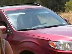 Nicole Ray and Debi Diamond in a car