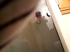 Wife getting out of shower