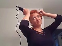 Milf shaves her head Haydee from 1fuckdatecom