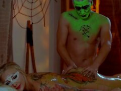 LETSDOEIT - Busty MILF Kalya Green Enjoys Halloween Night