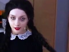 Zirael Rem - Wednesday Addams ANAL PUSSY Fuck BG