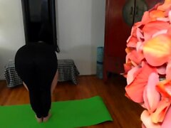 Mature stepmommy POV fucked after yoga