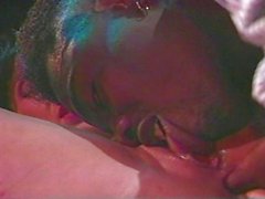 Interracial white stockings fucking for hot bitch