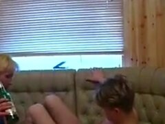 Russian Cougar Small Boobs Sex Party Young Man