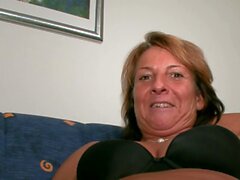 german mature mom masturbate at casting