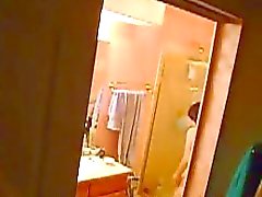 My Mother unware of my hidden bathroom cam