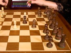 MATURE4K. Chess game ends for mature and her young rival