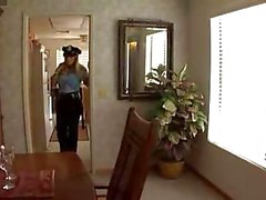 Police woman fucks with a stranger and without condom