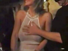 Swinger French Wife Joins other Swinger MILFs at fuck party1 - Sunporno