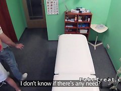 Kinky nurse bangs big cock in fake hospital