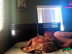 Young amateur wife tries black cock on cam