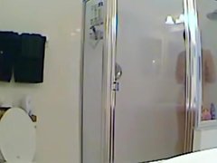 shower shaving my mom on hidden camera