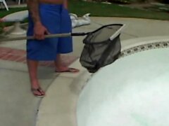 MILF Lets The Pool Guy Stick His Dick Inside Her