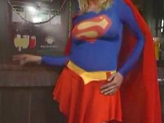 blonde superwoman fly