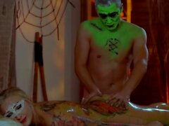 LETSDOEIT - Busty MILF Kalya Green Enjoys Halloween Night