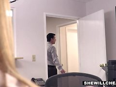 SheWillCheat - Busty MILF Boss Fucks New Employee