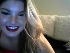 Big natural Boob blonde shows off on Cam!