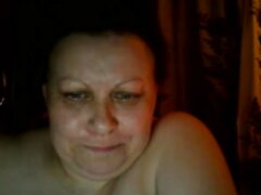 Hot Russian mature mom Maria play on skype